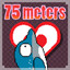 Icon for 75 Meter milestone! Valentine's Day 2020