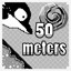 Icon for 50 Meter milestone! 1st Year Anniversary