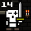 Icon for Complete level 14 without dying