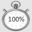 Icon for Speedrunner: 100%