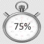Icon for Speedrunner: 75%
