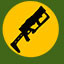 Blue Laser Machine Gun