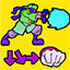 Icon for Down Right Punch