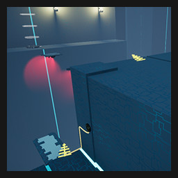 Under the red lights