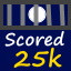 I defeated the A.I. and scored over 25,000 points!
