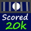 I defeated the A.I. and scored over 20,000 points!