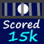 I defeated the A.I. and scored over 15,000 points!