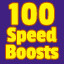 100 SpeedBoosts!