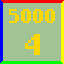 Icon for Pass 5000 (difficulty level 4)