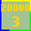 Icon for Pass 20000 (difficulty level 3)