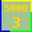 Icon for Pass 5000 (difficulty level 3)