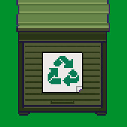 Icon for Reduce, reuse, and recycle!