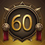 Icon for Player reached lvl 60.