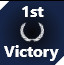 1st victory