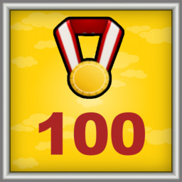 Icon for 100 Gold Medals
