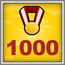 Icon for 1000 Gold Medals