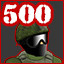 To kill 500 Russian soldier