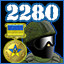 To kill 2280 Russian soldier