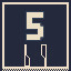 Icon for Completed level 5