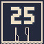 Icon for Completed level 25