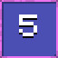 Icon for Complete 5 levels