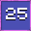 Icon for Complete 25 levels