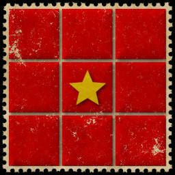2D Square 3x3 Lonely Star