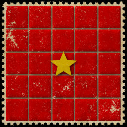 2D Square 5x5 Lonely Star