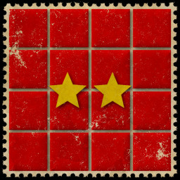 2D Square 4x4 Double Star