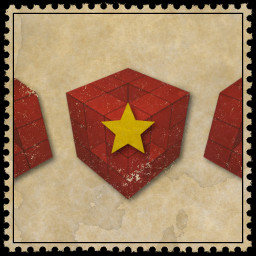 Icon for 4D Hypercubic Edge 3x3x3x3 Lonely Star