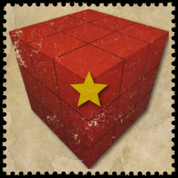 3D Cube 3x3x3 Lonely Star