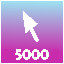 Icon for 5000 Clicks