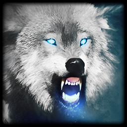 Icon for Paint a white wolf red...