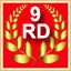 Icon for 9 ROUND WINNER