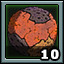 Icon for 10 moons cored