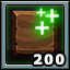 Icon for 200 tiles upgraded