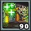 Icon for 90 room upgrades purchased