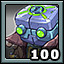 Icon for 100 crew members upgraded