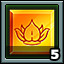 Icon for 5 research squares complete