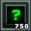 Icon for Uncovered 750 space squares