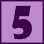 Icon for 5 level complete