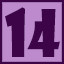 Icon for 14 level complete