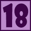 Icon for 18 level complete