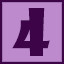 Icon for 4 level complete