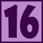 Icon for 16 level complete