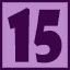 Icon for 15 level complete