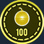 Icon for 100 shots