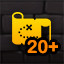 '20+ Escape' achievement icon