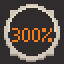 300%