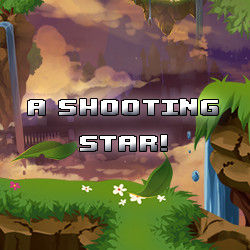 A shooting star!
